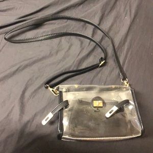 Clear Stadium Friendly side purse